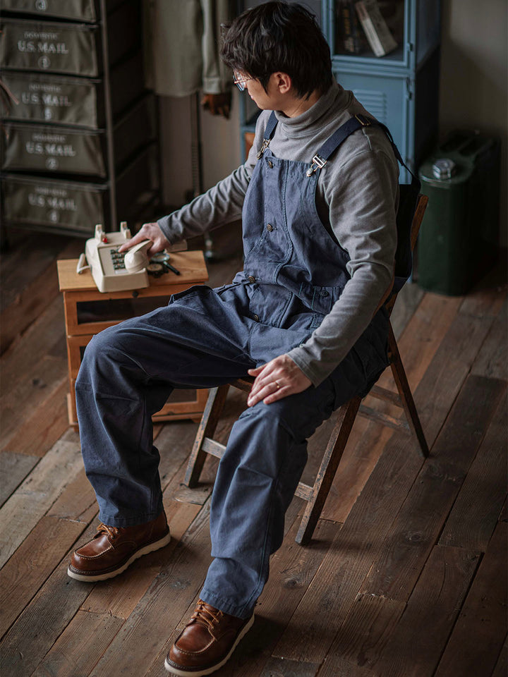 Men's Canvas Work Overalls