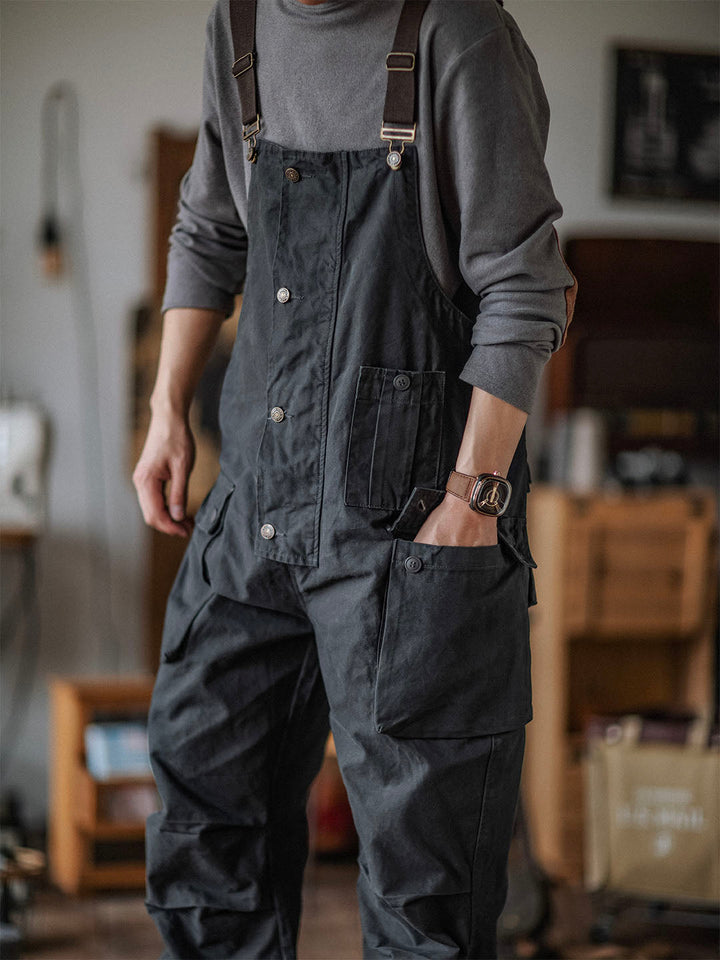 Men's Canvas Work Overalls