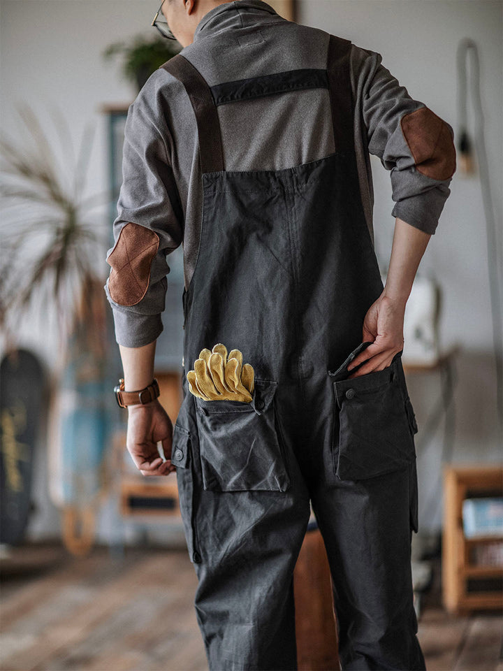 Men's Canvas Work Overalls