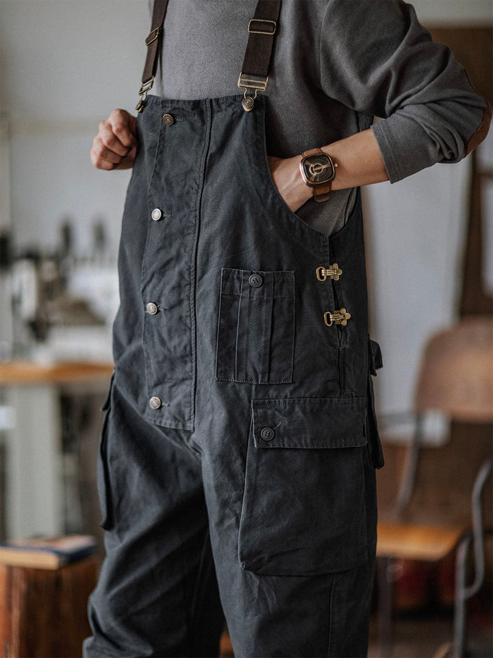Men's Canvas Work Overalls