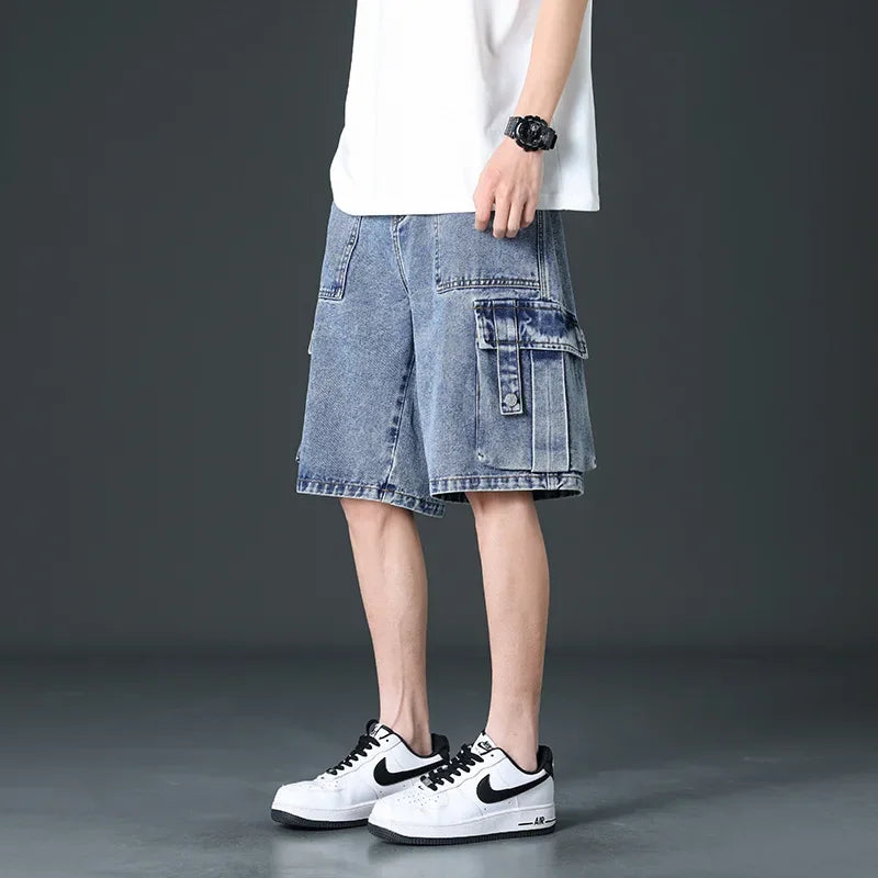 Men's Cargo Shorts - Versatile and Stylish Outdoor Wear Coast Blue
