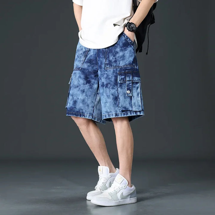 Men's Cargo Shorts - Versatile and Stylish Outdoor Wear Cloud Blue