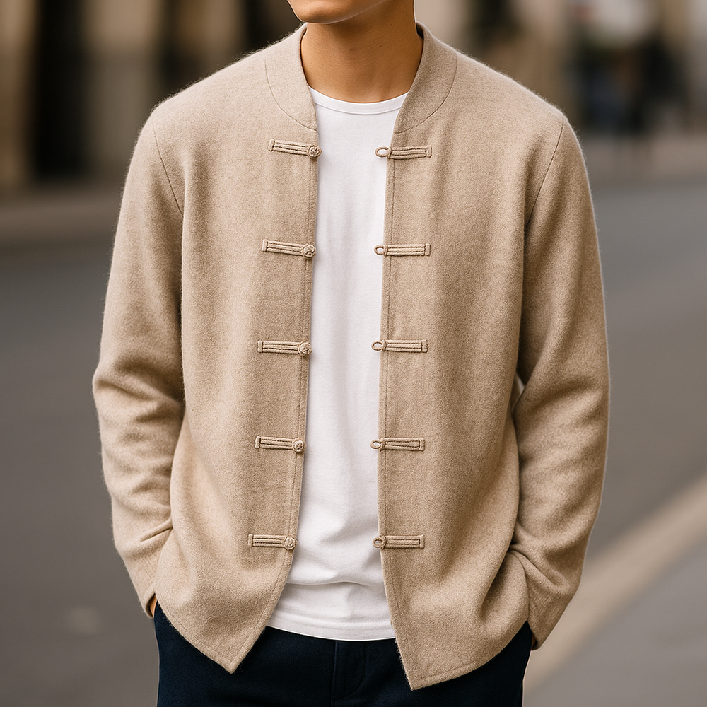 Men's Cashmere Cardigan - Luxurious Warmth and Style