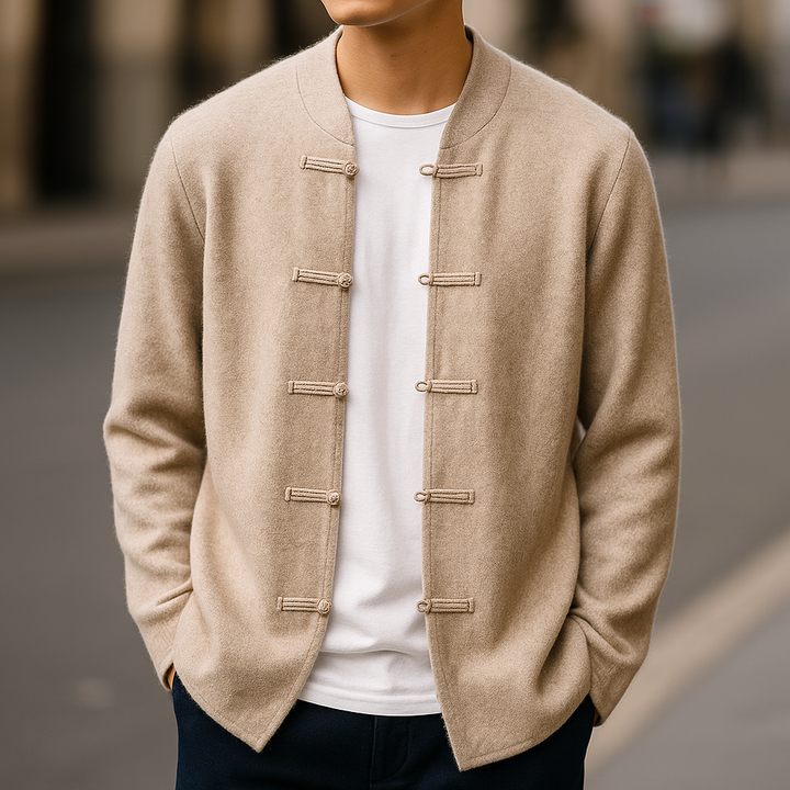 Men's Cashmere Cardigan - Luxurious Warmth and Style