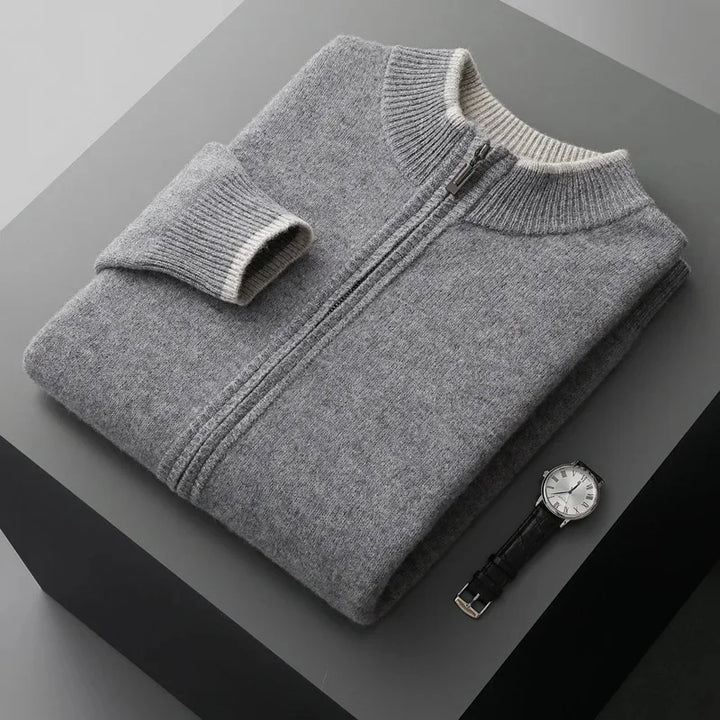 Men's Cashmere Cardigan in Amalfi Style