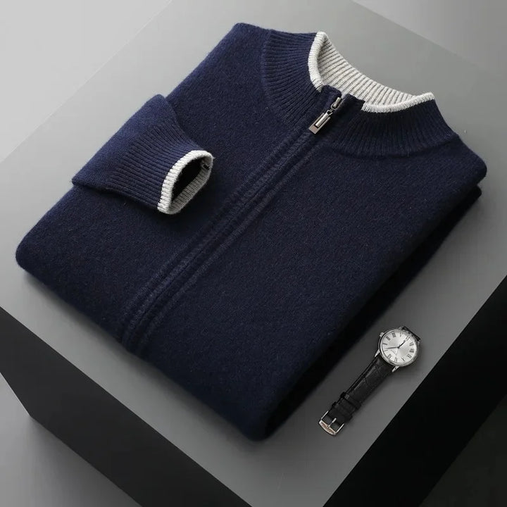 Men's Cashmere Cardigan in Amalfi Style