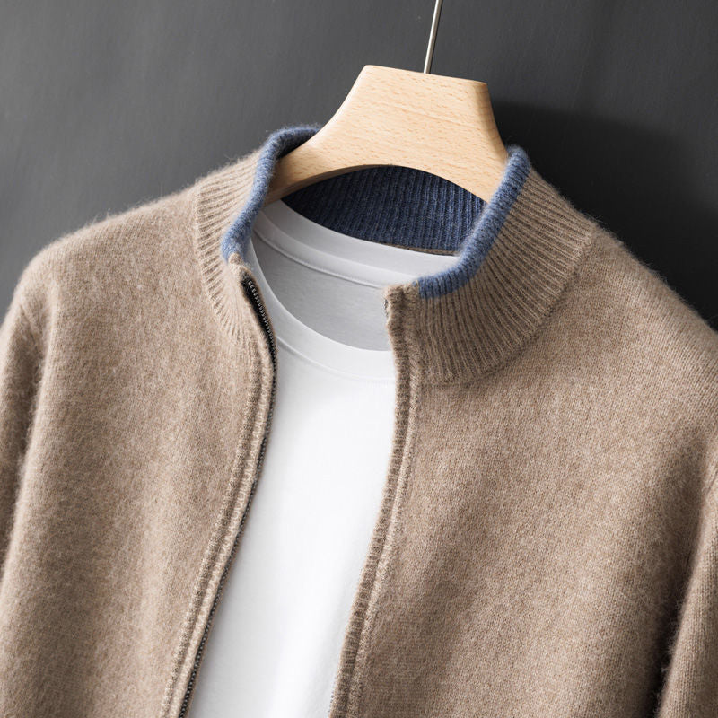 Men's Cashmere Cardigan in Amalfi Style