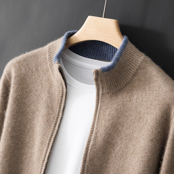 Men's Cashmere Cardigan in Amalfi Style