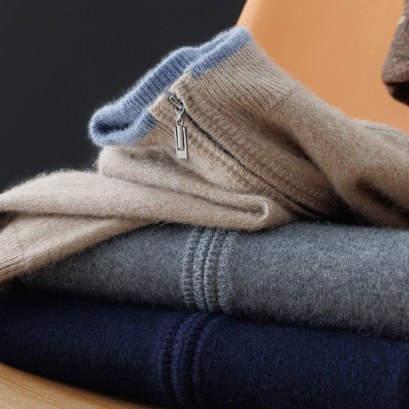 Men's Cashmere Cardigan in Amalfi Style