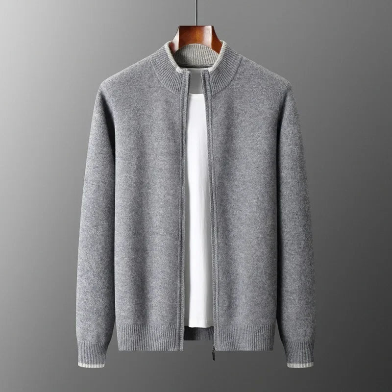 Men's Cashmere Cardigan in Amalfi Style