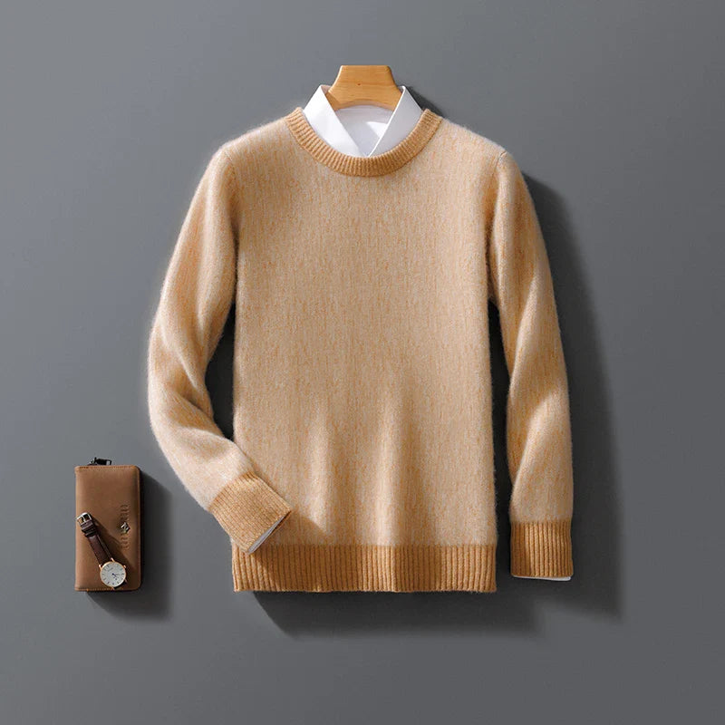 Men's Cashmere Pullover Sweater Sandstone