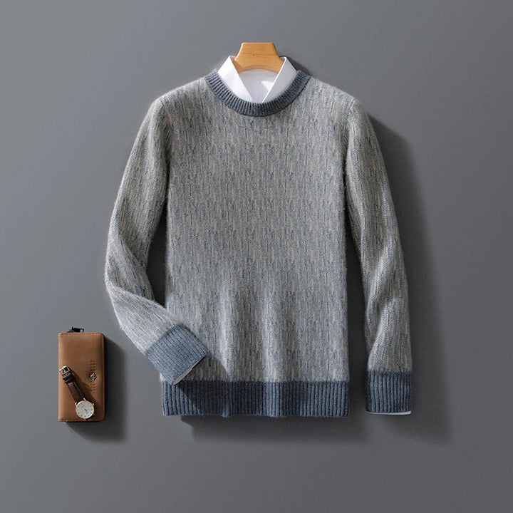 Men's Cashmere Pullover Sweater Ash Gray