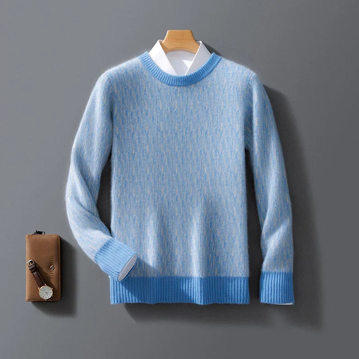 Men's Cashmere Pullover Sweater Sky Blue