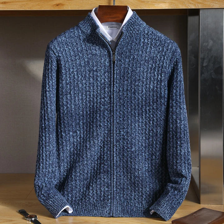 Men's Cashmere Sweater - Luxurious Softness and Comfort Harbor Blue