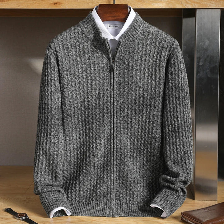 Men's Cashmere Sweater - Luxurious Softness and Comfort Slate Gray