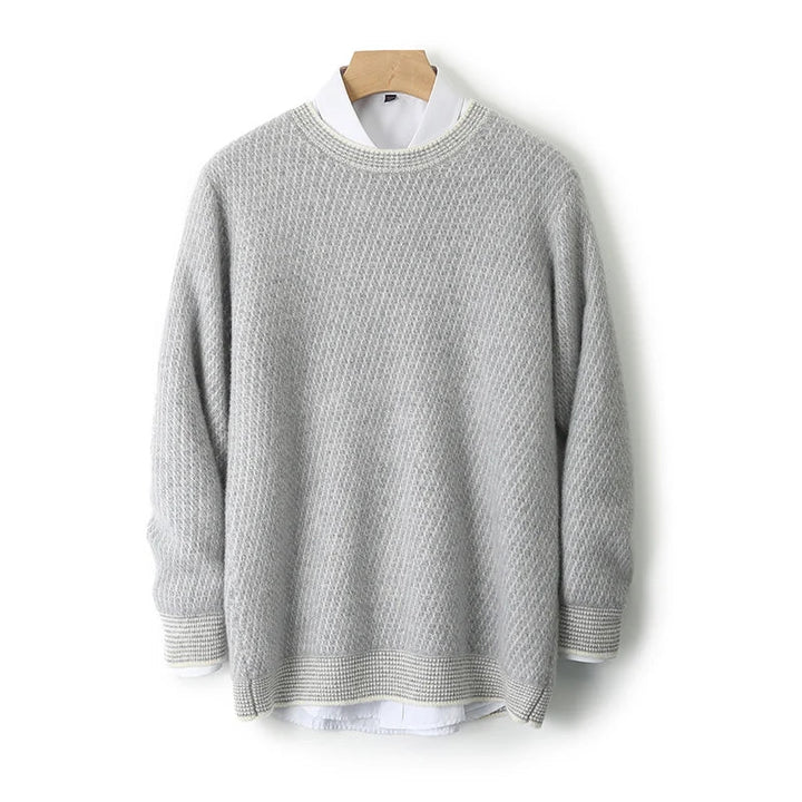 Men's Cashmere Sweater - Luxurious Softness and Comfort Gray