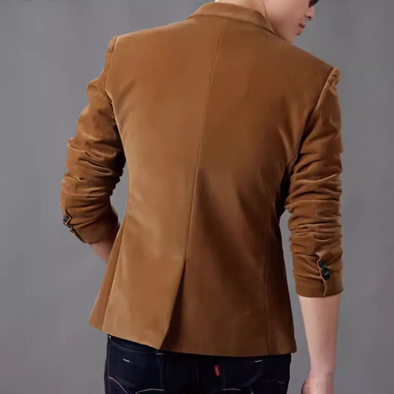 Mens Casual Blazer Jacket For Business And Smart Casual-MODAUTLET