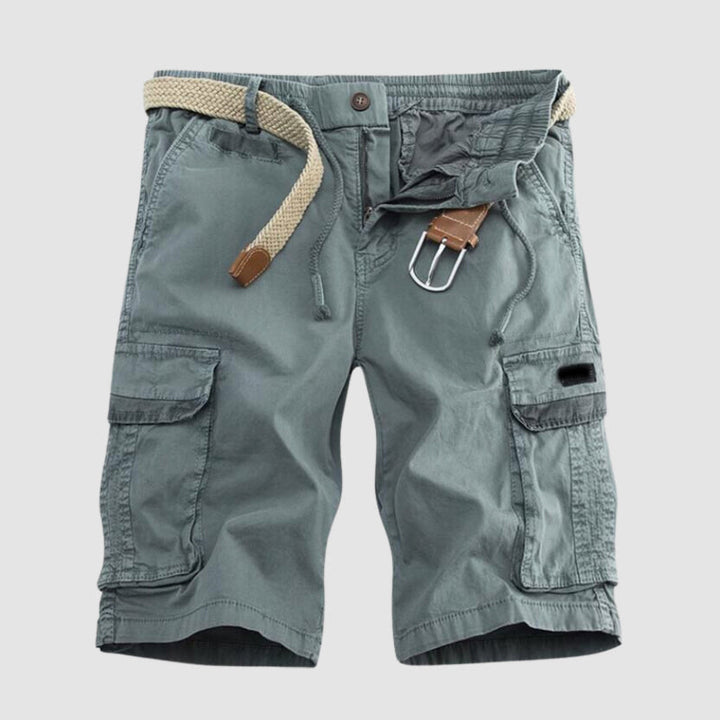 Men's Classic Cargo Shorts with Belt - Durable Outdoor Wear-MODAUTLET