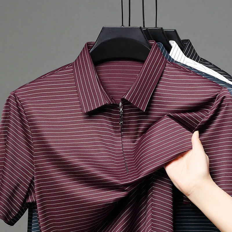 Men's Classic Cruise Polo Shirt Deep Maroon