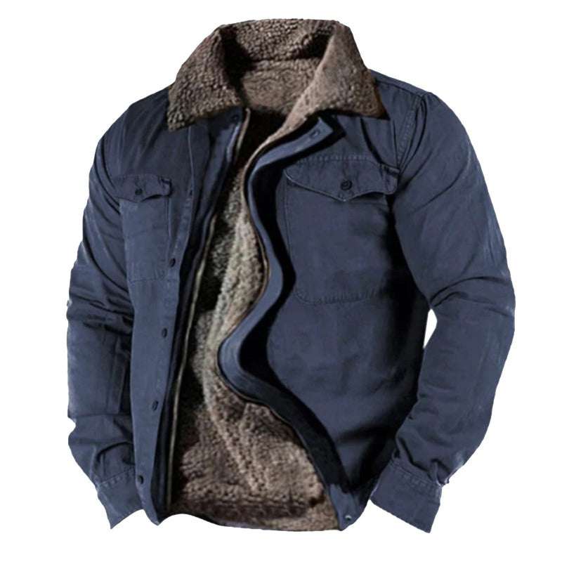 Men's Classic Winter Ski Jacket Blue