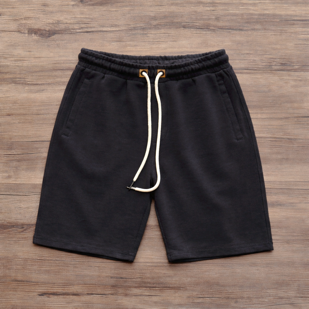 Men's Cotton Shorts - Comfortable and Stylish Summer Wear Black