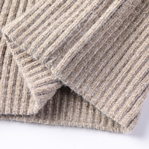 Men's Cozy Ribbed Turtleneck Sweater - Classic Fit