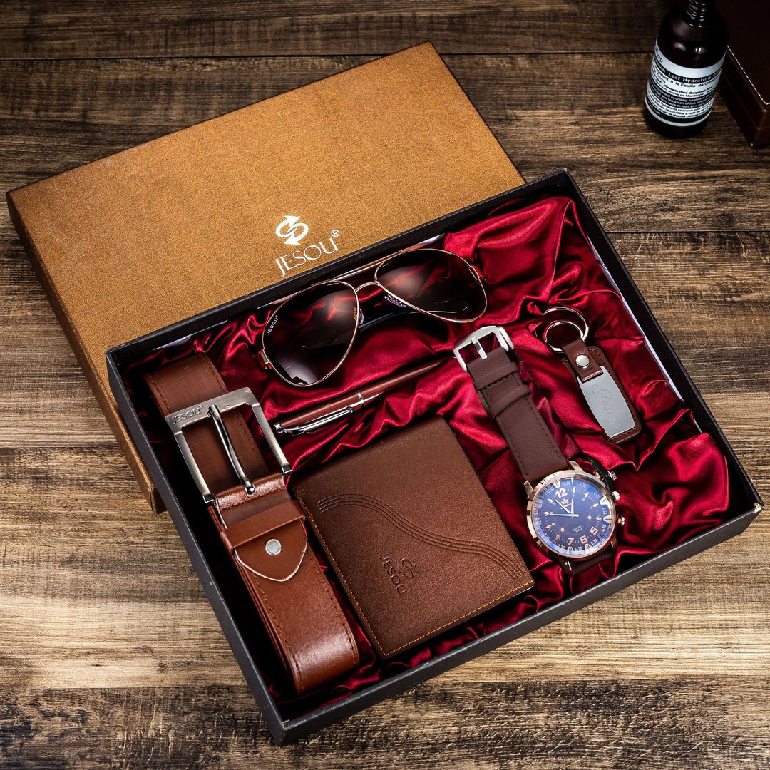 Men's Festive Gift Set Brown