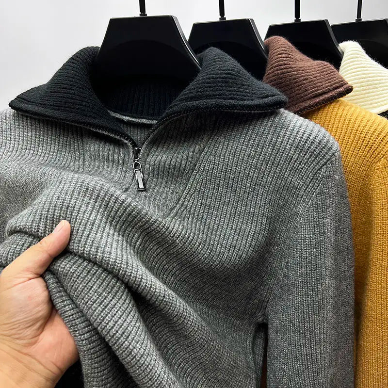 Men's Fleece Jacket - Cozy and Stylish Outerwear Slate Gray
