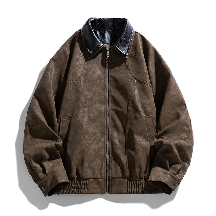 Men's Genuine Leather Jacket Brown