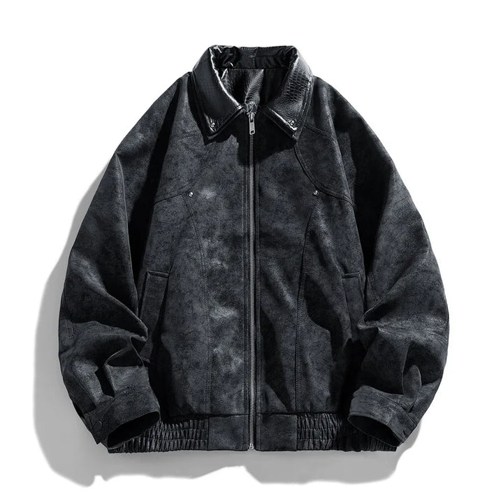 Men's Genuine Leather Jacket Black