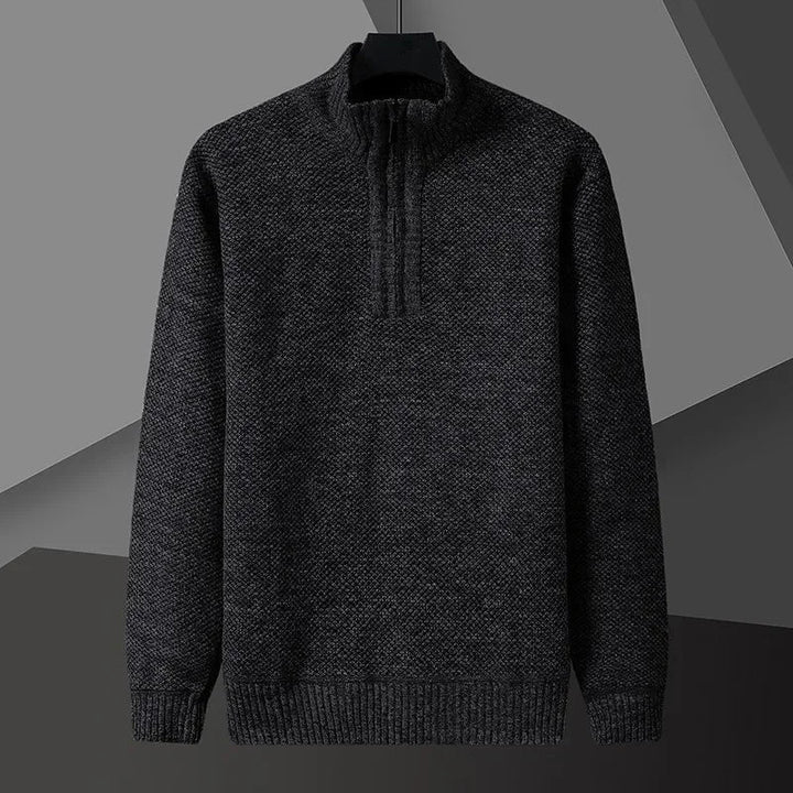 Men's Half Zip Pullover Black