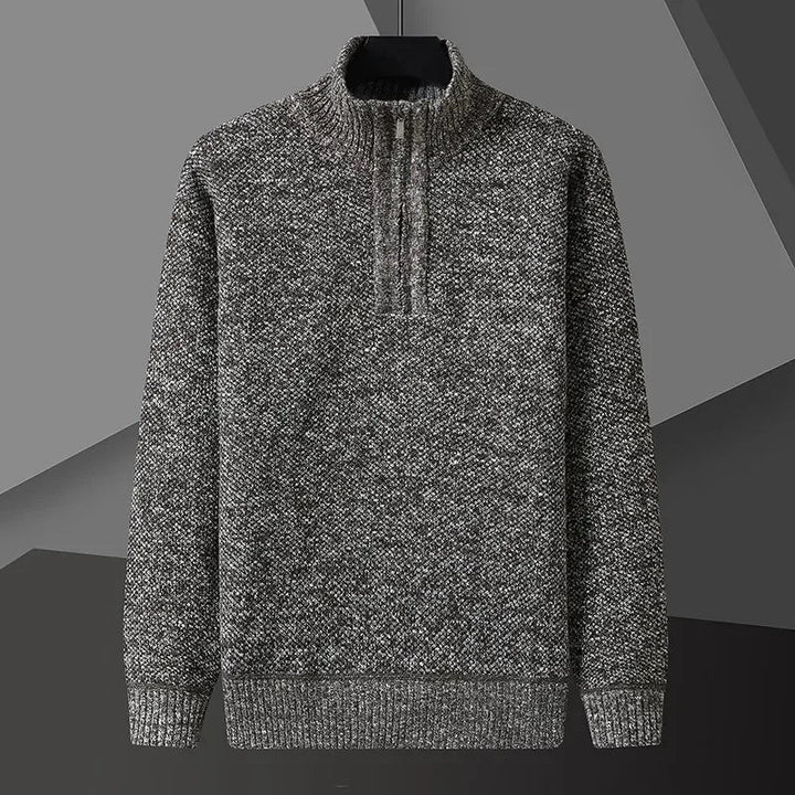 Men's Half Zip Pullover Coffee