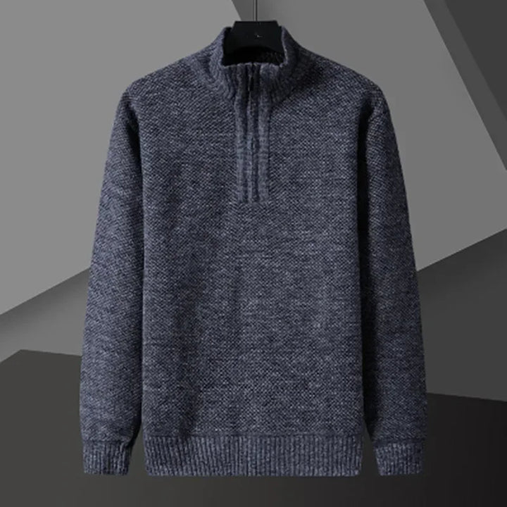 Men's Half Zip Pullover Blue