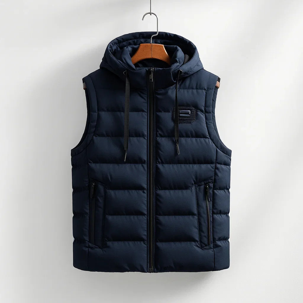 Men's Insulated Puffer Vest - Lightweight and Stylish Outerwear for Cold Weather-MODAUTLET