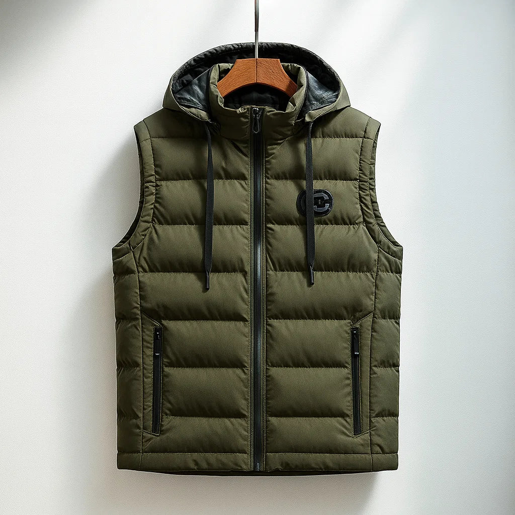 Men's Insulated Puffer Vest - Lightweight and Stylish Outerwear for Cold Weather-MODAUTLET