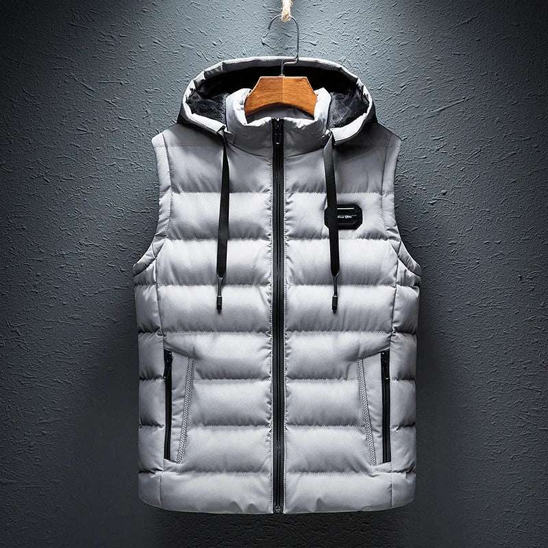 Men's Insulated Puffer Vest - Lightweight and Stylish Outerwear for Cold Weather-MODAUTLET