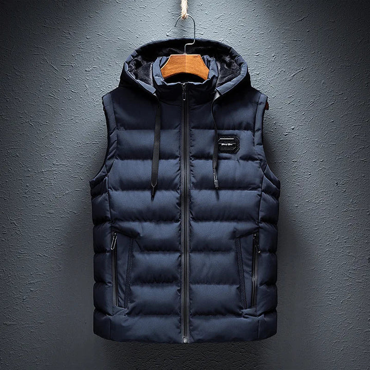 Men's Insulated Puffer Vest - Lightweight and Stylish Outerwear for Cold Weather-MODAUTLET