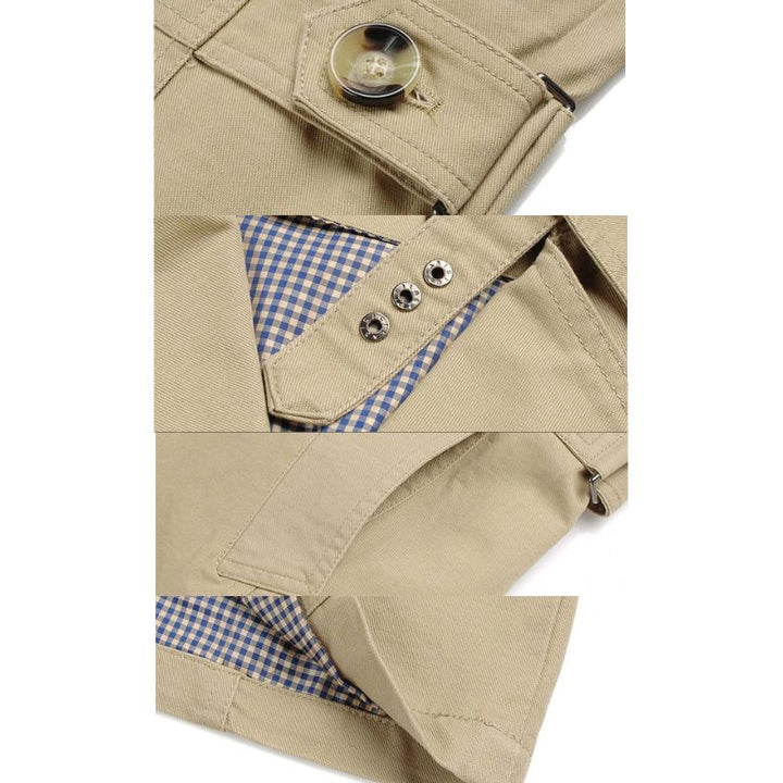 Men's Knee-Length Trench Coat with Belt – Timeless Style & Comfort-MODAUTLET