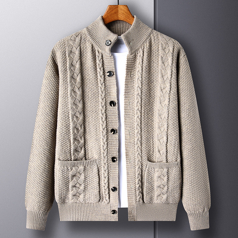 Men's Knit Cardigan - Monaco Style