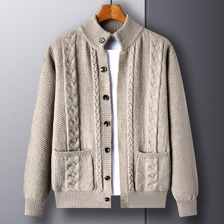 Men's Knit Cardigan - Monaco Style