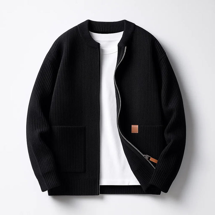 Men's Knit Sweatercoat - Montaro Style