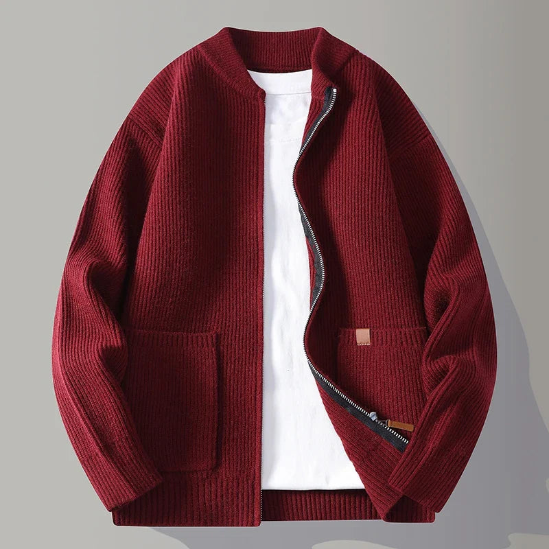 Men's Knit Sweatercoat - Montaro Style
