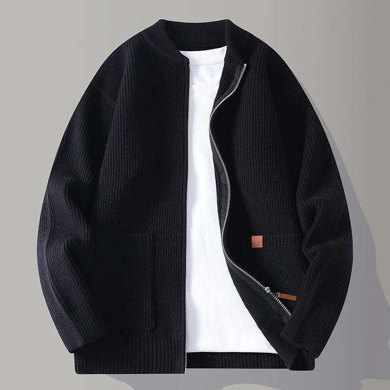 Men's Knit Sweatercoat - Montaro Style