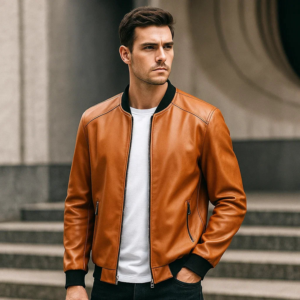 Men's Leather Jacket – Vero Forte Style