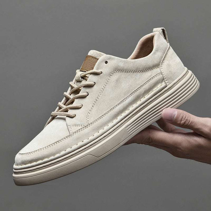 Men's Leather Navarro Shoes - Stylish and Durable Footwear White