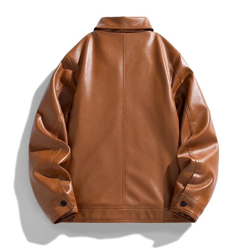 Men's Leather Upper Wear Jacket