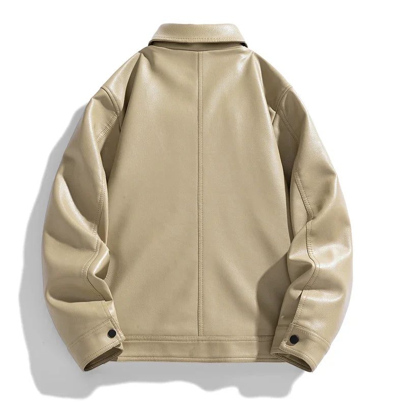 Men's Leather Upper Wear Jacket
