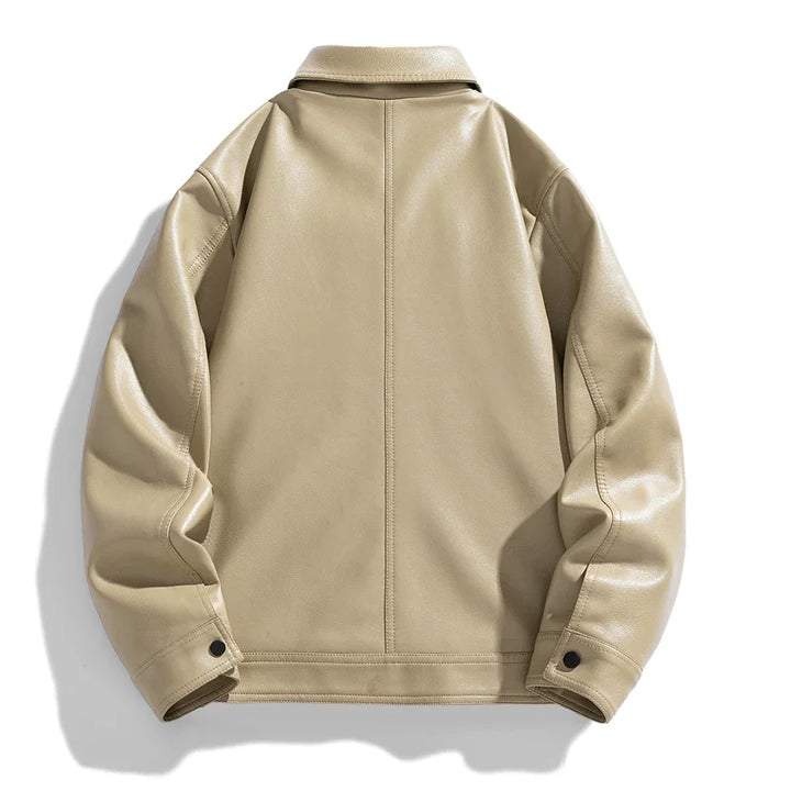 Men's Leather Upper Wear Jacket