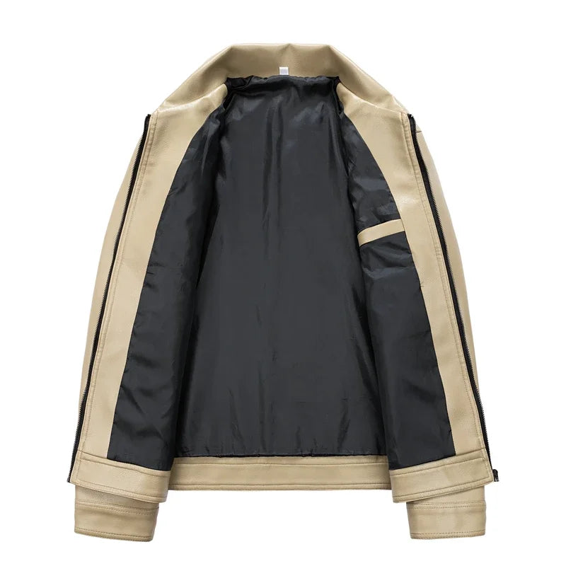 Men's Leather Upper Wear Jacket