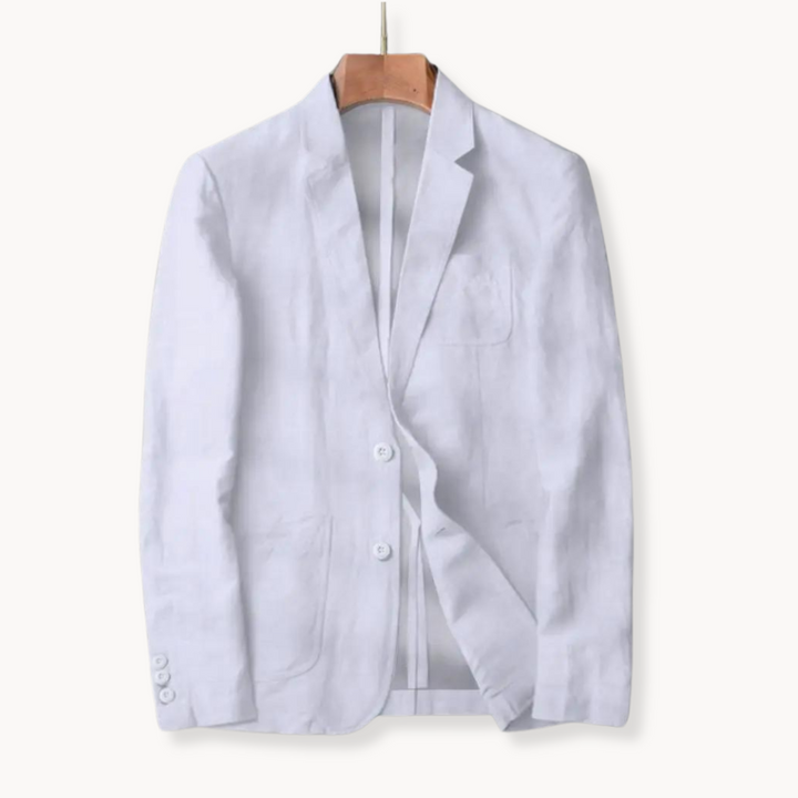 Men's Casual Blazer Jacket with Lapel Collar